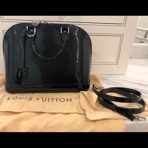 SOLD LV Alma PM electric epi noir with strap